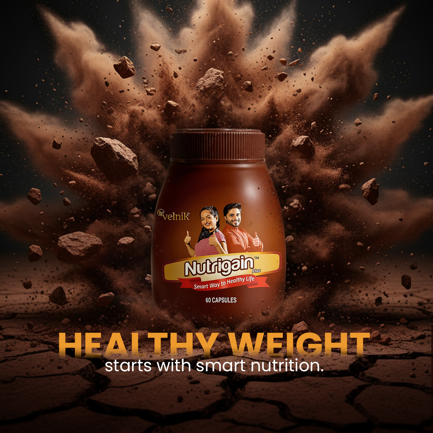 Ayurvedic Weight Gainer Supplement Powder and Capsules 500 gm Powder with 60 Capsules Combo. - Image 7